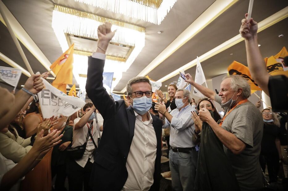 Carlos Moedas vence em Lisboa