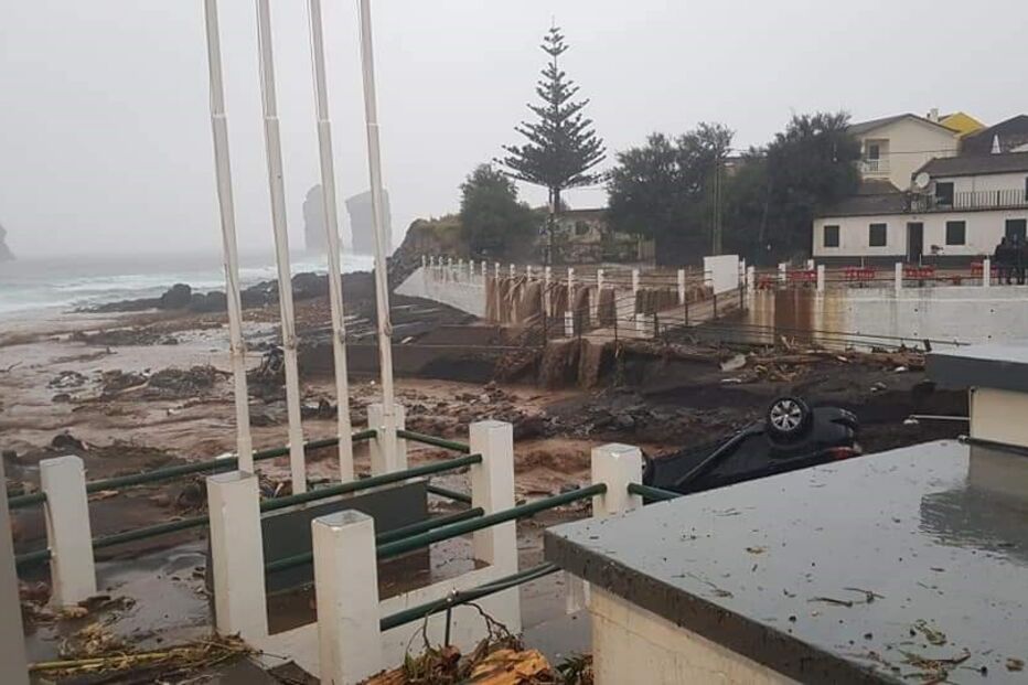 Mau tempo nos Açores