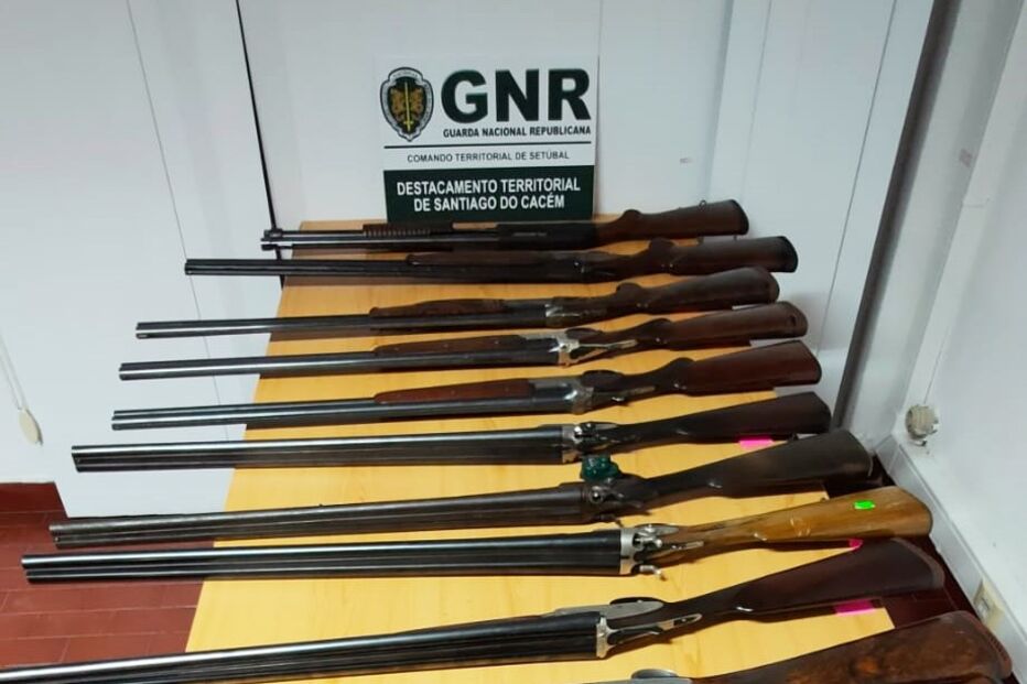 GNR deteve um homem por posse ilegal de armas em Sines 