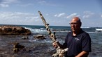 Mergulhador israelita encontra espada com 900 anos que terá pertencido a um cavaleiro templário