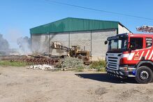 Incêndio deflagra numa exploração animal em Albergaria-a-Velha