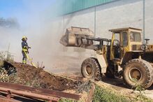 Incêndio deflagra numa exploração animal em Albergaria-a-Velha