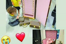 Publicação de Georgina a mostrar a prenda que CR7 lhe ofereceu