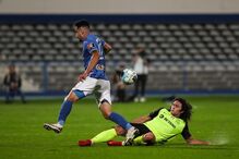 Belenenses, César Medina (E), Sporting, Gonçalo Esteves  (D)
