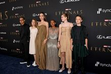 Filhos de Angelina Jolie marcaram presença na estreia de ‘Eternals’ juntamente com a mãe.