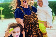 Sara Prata vestiu-se a preceito com os mais novos 