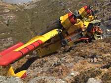 Canadair colidiu com montanha no lado galego do Gerês