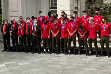 Seleção de futsal já está em Belém para ser condecorada pelo Presidente da República