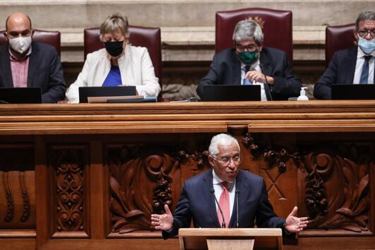 António Costa no Parlamento