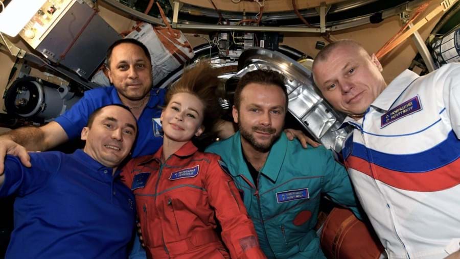 Yulia Peresild na Estação Espacial