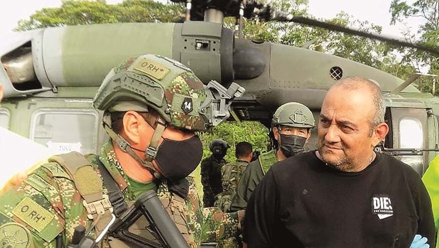 Dário Usuga foi apanhado numa operação das forças armadas da Colômbia