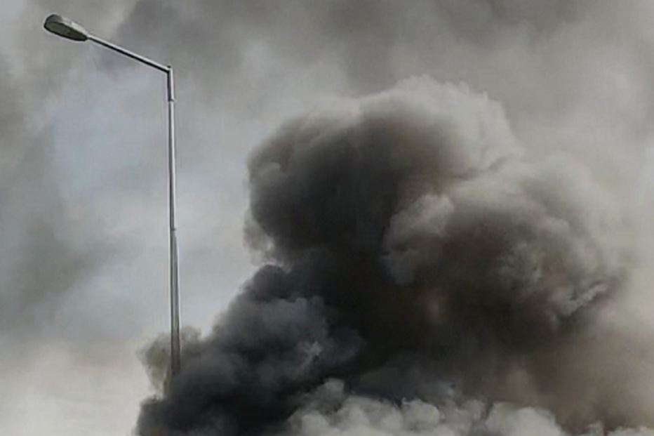 Carro a arder na VCI