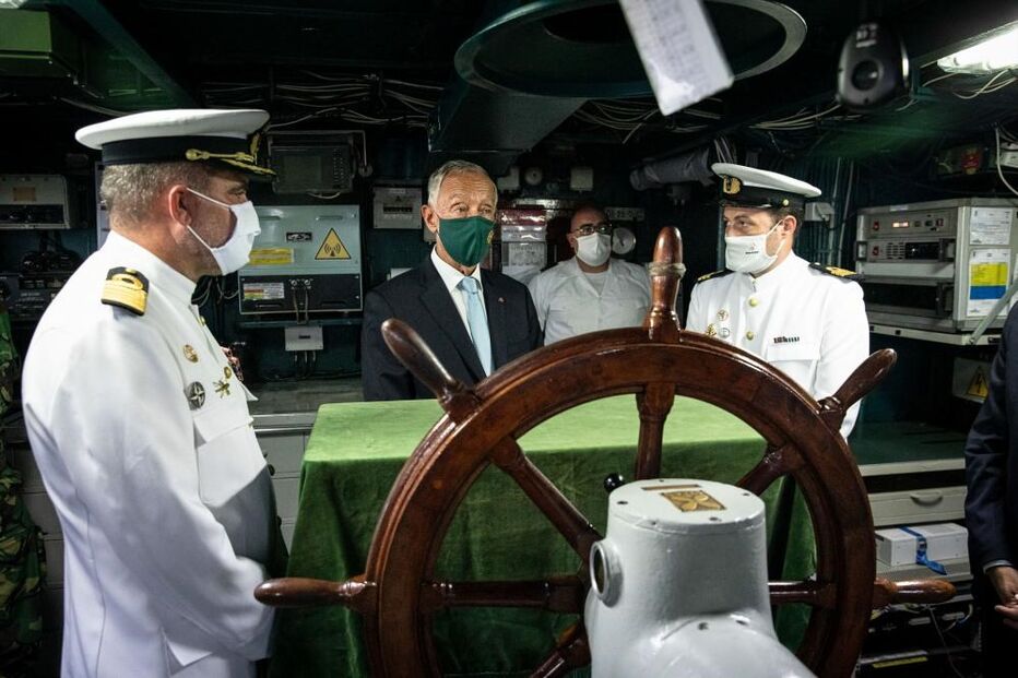 Marcelo da Rebelo de Sousa, navio-patrulha Zaire, Marinha Portuguesa, São Tomé e Príncipe