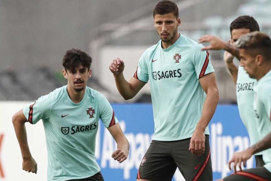 Treino da seleção nacional