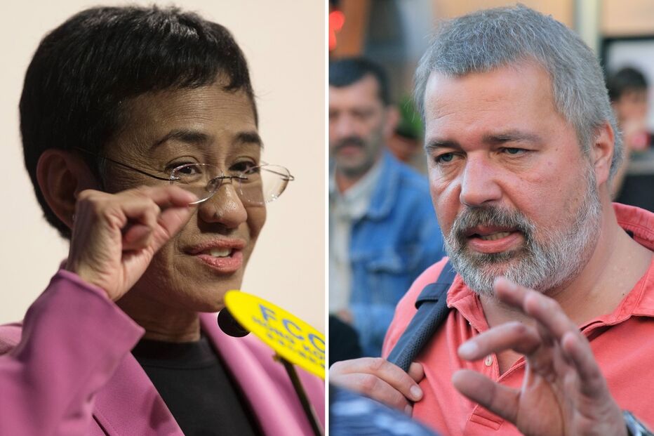 Maria Ressa, Dmitri Muratov 