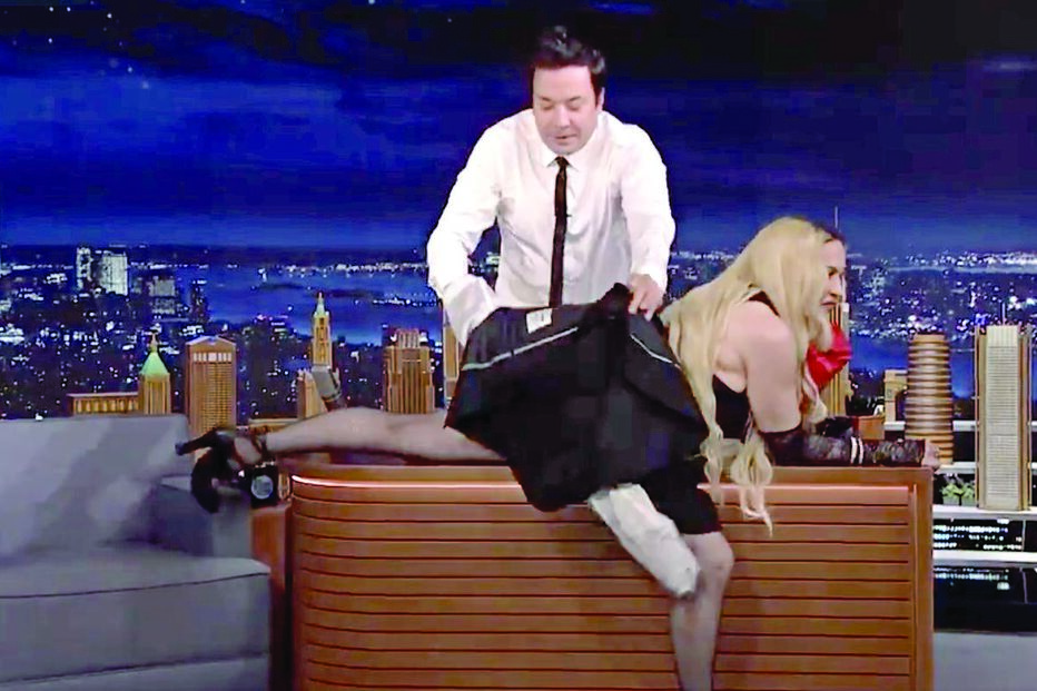 Madonna leva Jimmy Fallon ao desespero durante programa de televisão