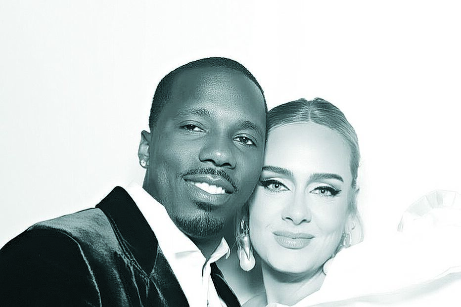 Adele e o namorado Rich Paul