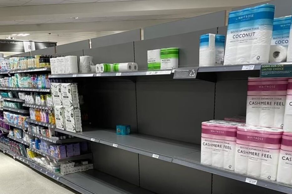 Supermercados, Reino Unido, crise, escassez de bens