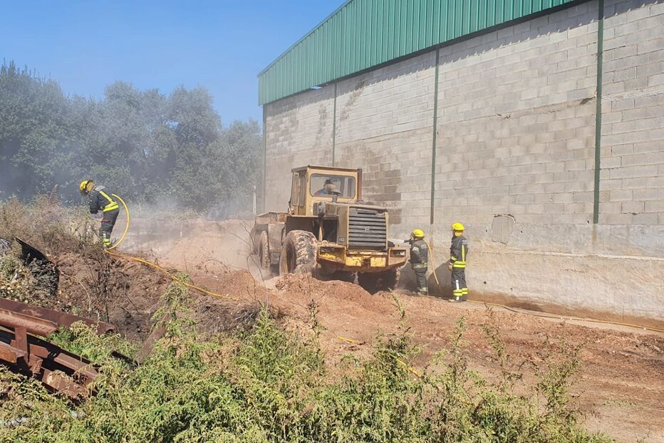 Incêndio deflagra numa exploração animal em Albergaria-a-Velha