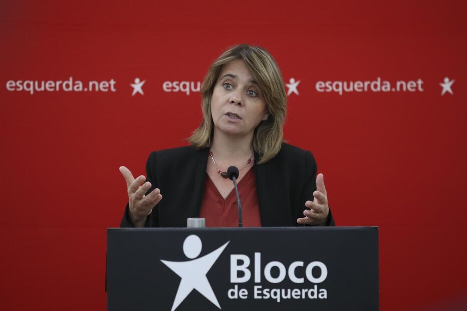 Catarina Martins, coordenadora do Bloco de Esquerda (BE)