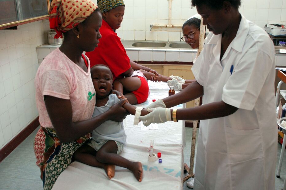 Hospital, Moçambique, crianças