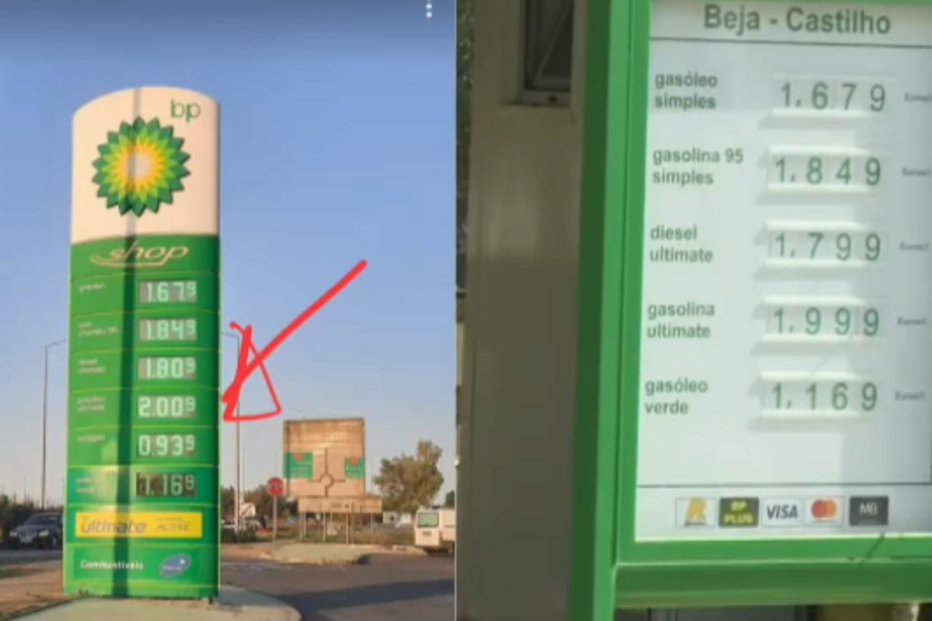 Gasolina e gasóleo mais baratos a partir desta segunda-feira