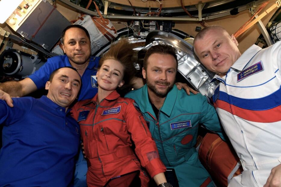 Yulia Peresild na Estação Espacial