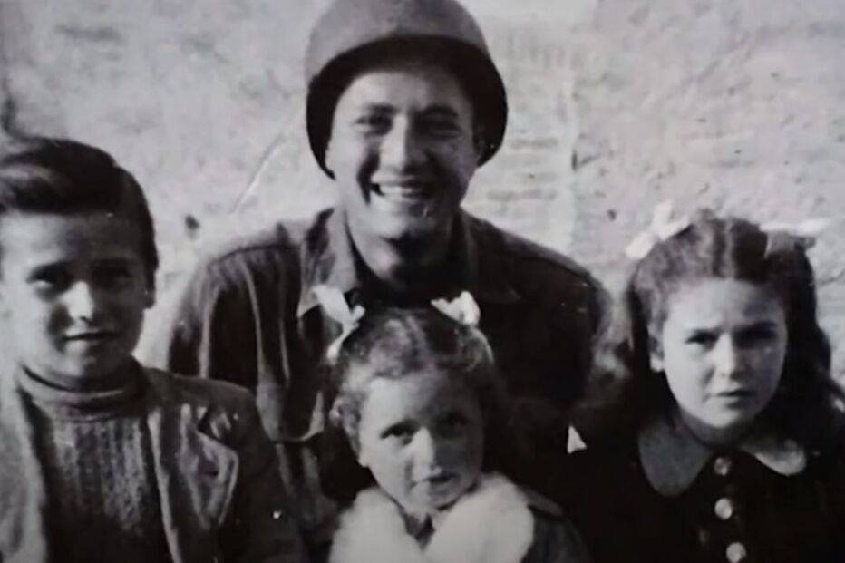 Martin com Bruno, Mafalda e Giuliana Naldi em 1944