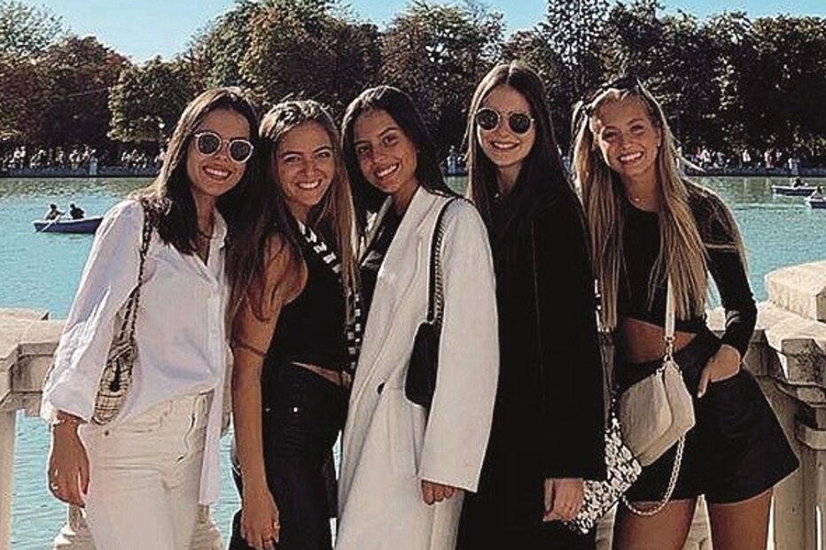 Margarida Corceiro aproveitou pausa no trabalho com amigas
