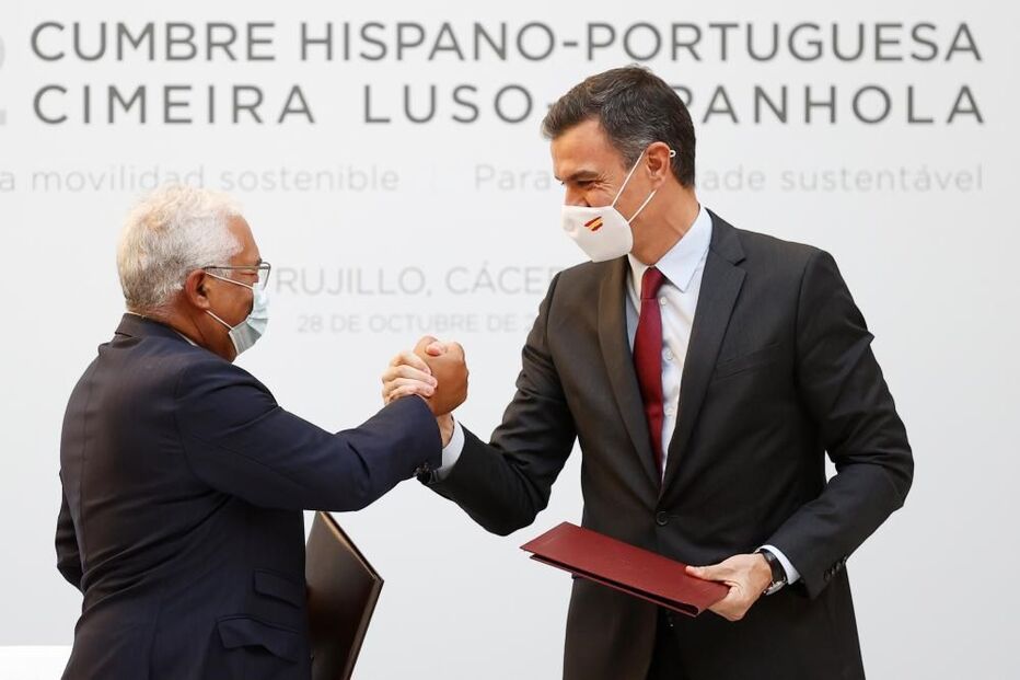 Pedro Sánchez e António Costa