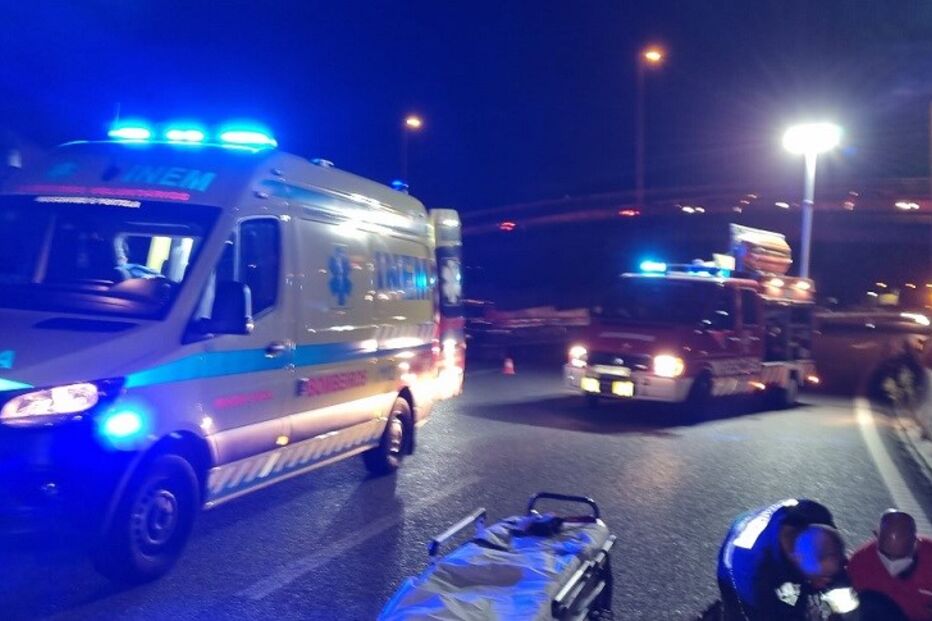 Três feridos em colisão com pesado mercadorias no IC2 em Moscavide