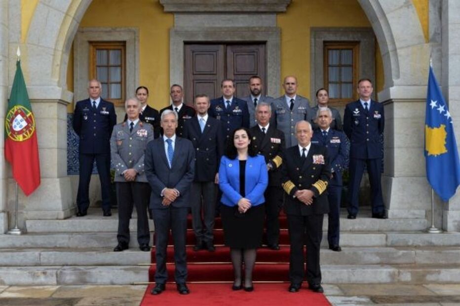 Presidente do Kosovo homenageia militares das Forças Armadas Portuguesas 