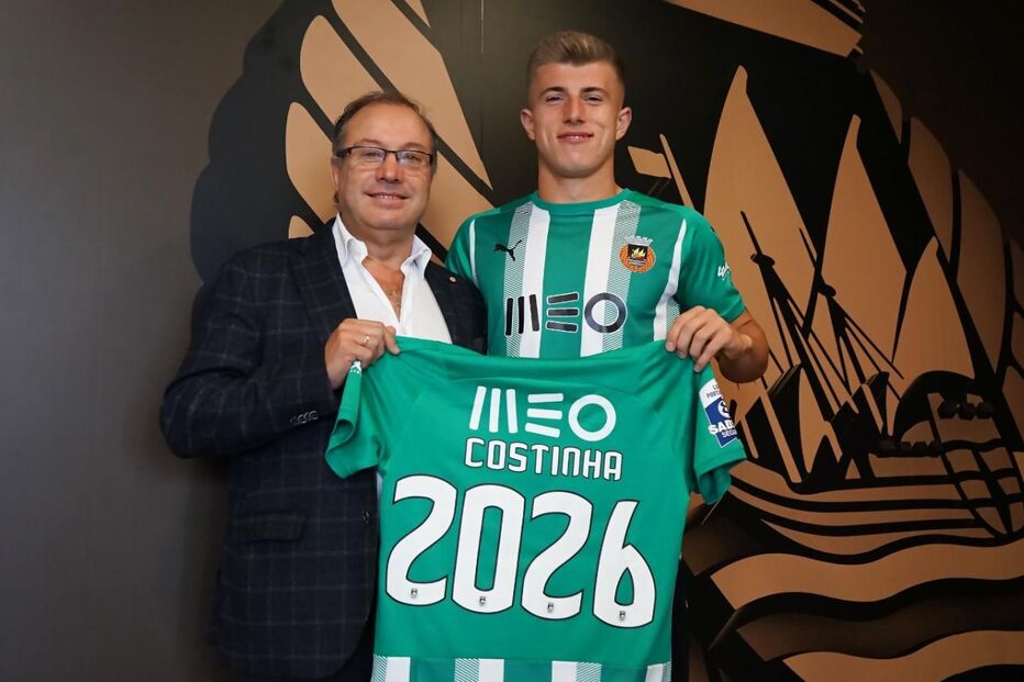 António Silva Campos (E), Costinha (D), rio ave