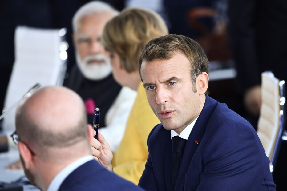 Presidente francês, Emmanuel Macron, G20