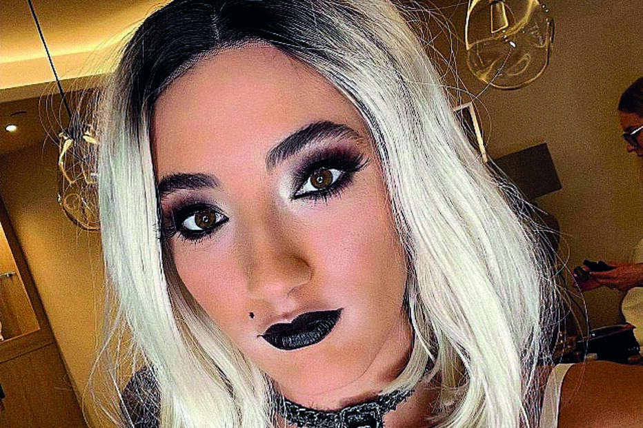 Matilde Mourinho revelou maquilhagem arrojada para uma festa temática 