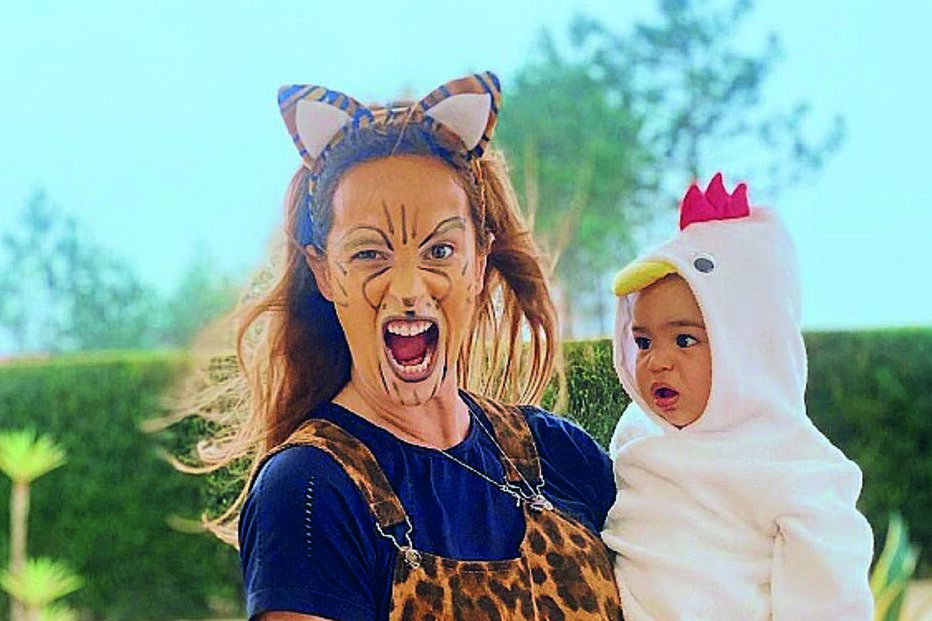 Sara Prata vestiu-se a preceito com os mais novos 