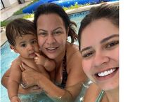 Marília Mendonça com o filho