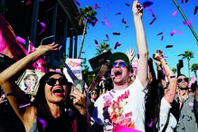 Centenas de fãs manifestaram-se pela liberdade de Britney Spears