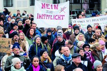 Protesto, vacinação, Áustria