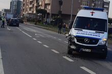 Acidente aparatoso com ambulância