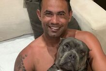 Bruno publicou foto com pit bull