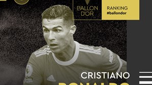 Cristiano Ronaldo acaba fora do pódio na luta pela Bola de Ouro