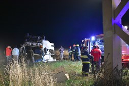 Condutor de camião sobrevive a queda de 20 metros da Ponte D. Luís em Santarém