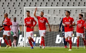 Plantel do Benfica defrontou, no passado sábado, o Belenenses SAD, que tem vários jogadores infetados com a nova variante da Covid-19