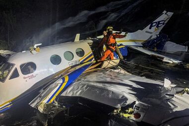 As imagens do acidente de avião onde Marília Mendonça morreu
