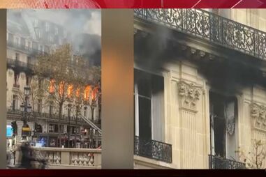 Incêndio deflagra em prédio junto à Ópera de Paris