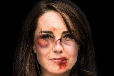 Kate Middleton campanha publicitária contra a violência
