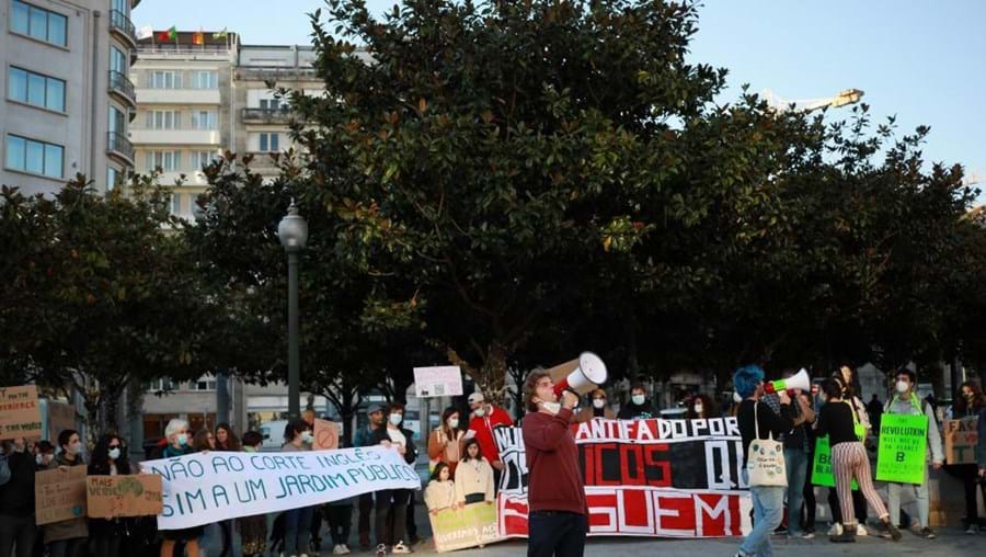 Manifestação climática no Porto