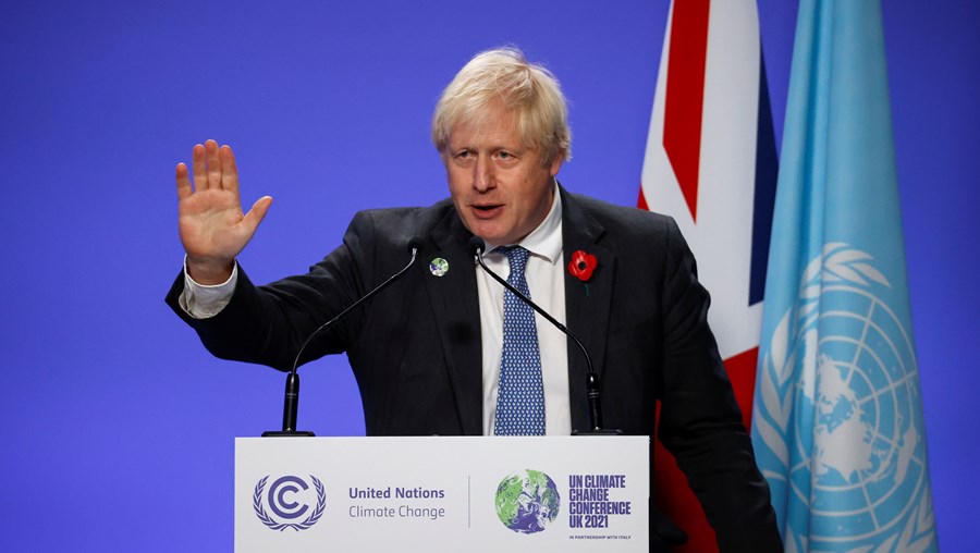 Boris Johnson na COP26