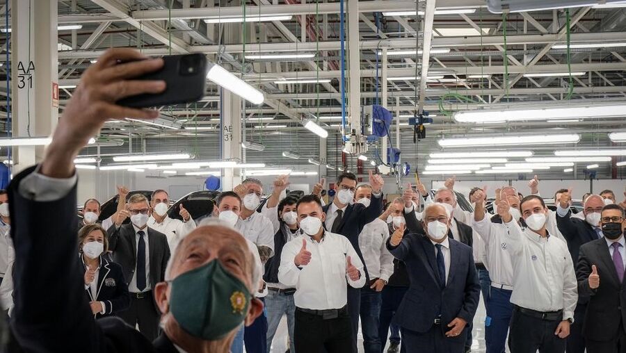 Marcelo na Autoeuropa